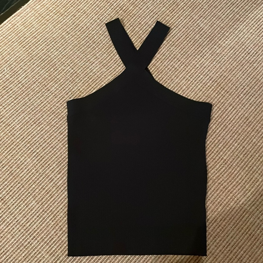 Cross strap tank top